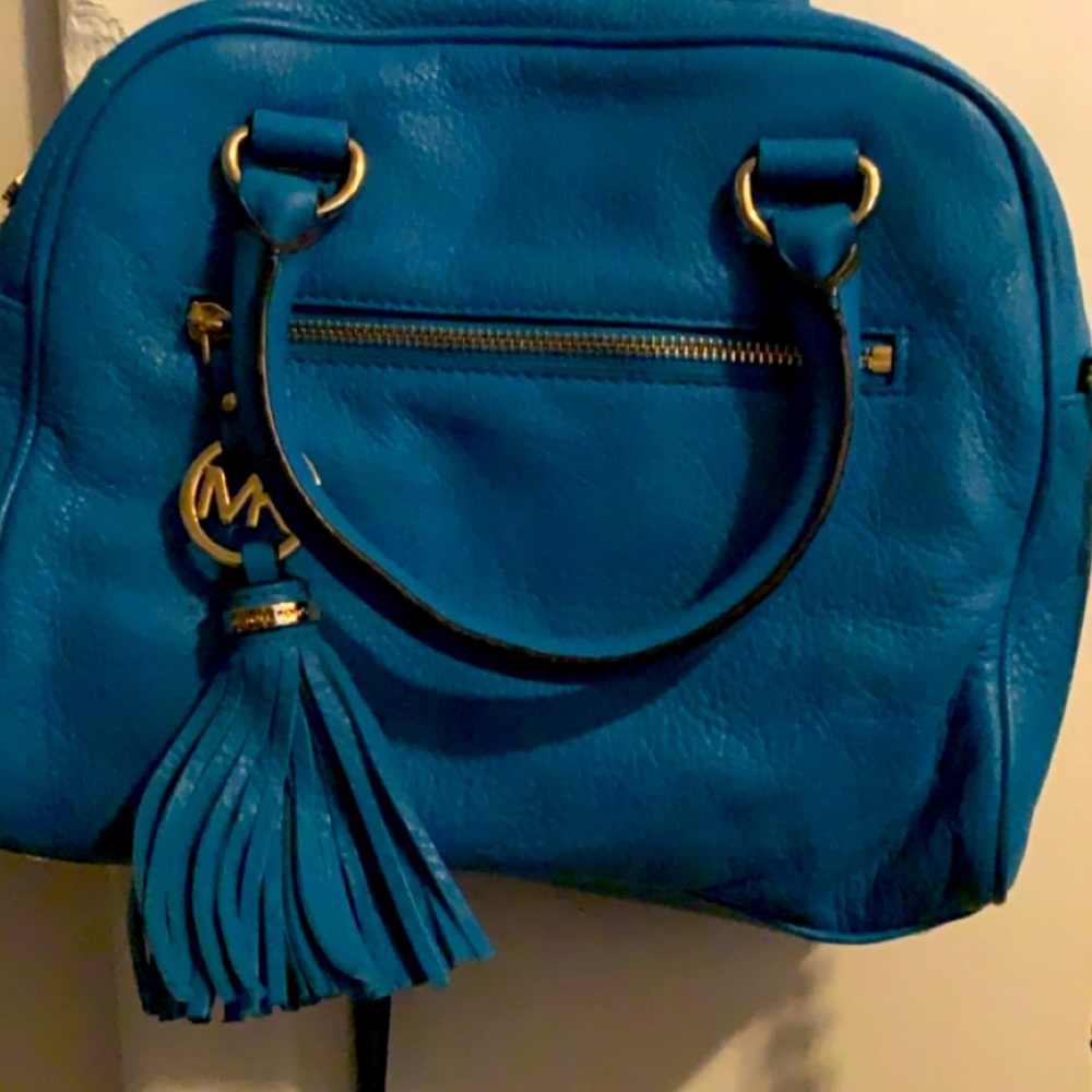 Brand new blue Michael Kors purse